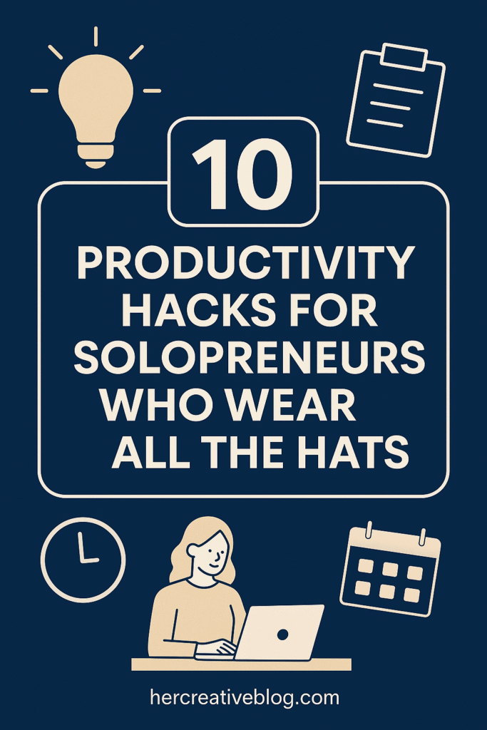 10 Productivity Hacks for Solopreneurs Who Wear All the Hats